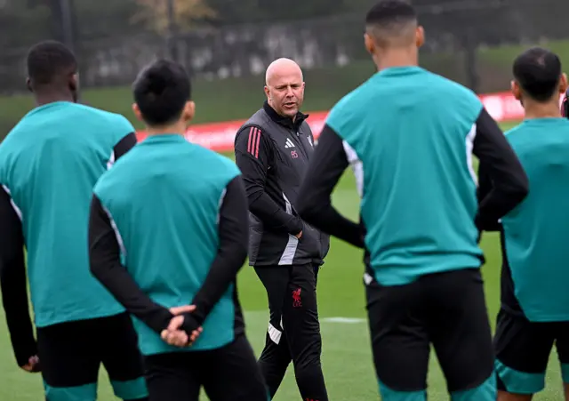 Liverpool head coach Arne Slot