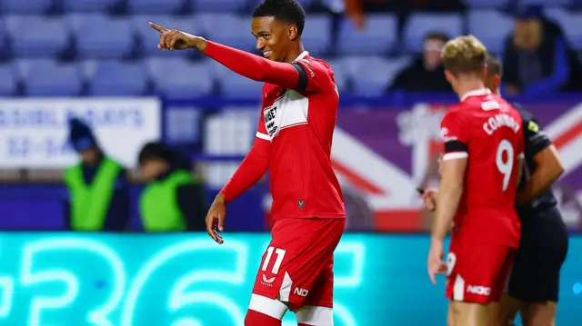 Middlesbrough celebrate scoring