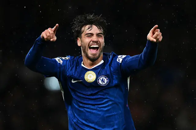 Marc Guiu scores for Chelsea
