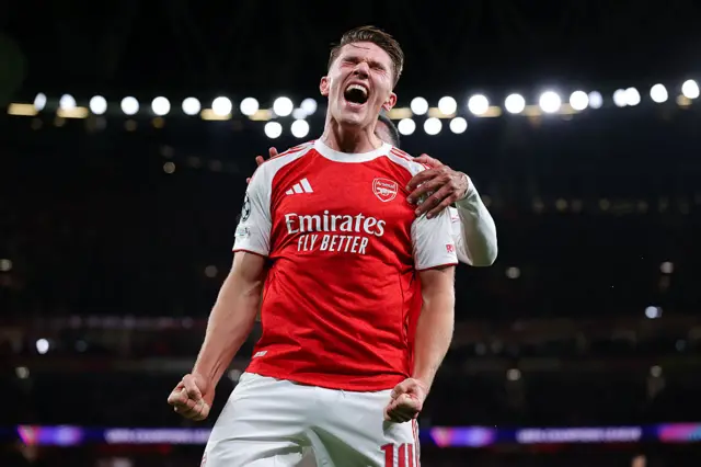 Arsenal striker Viktor Gyokeres