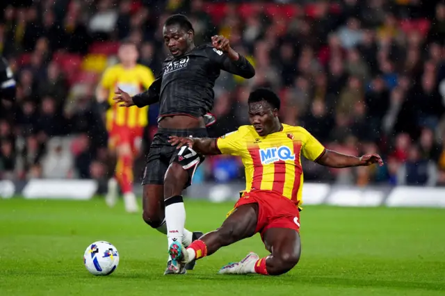 Watford v West Brom match action