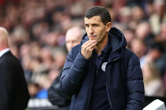 Watford manager Javi Gracia looking pensive