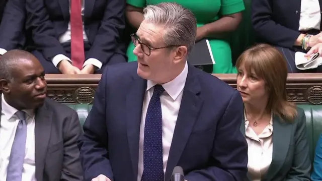 Prime Minister Keir Starmer at PMQs