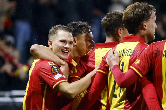 Go Ahead Eagles celebrate