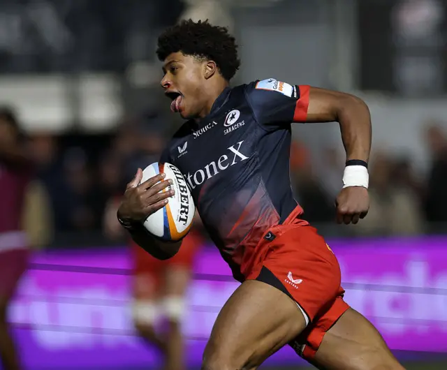 Noah Caluori of Saracens