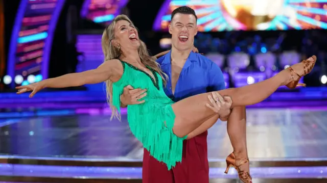 Helen Skelton and Kai Widdrington during the Strictly Come Dancing Live Tour press launch