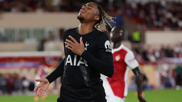 Wilson Serge Eric Odobert of Tottenham Hotspur FC looks dejected