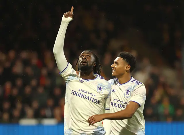 Evann Guessand celebrates