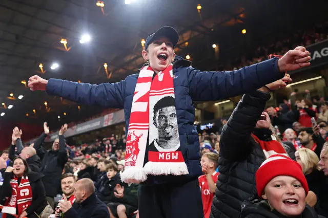Nottingham Forest fans at the City Ground