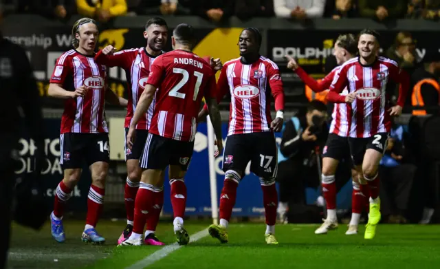 Exeter celebrate
