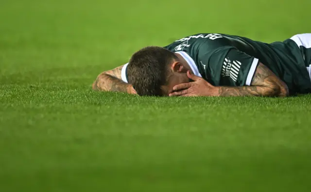 Plymouth player on the floor