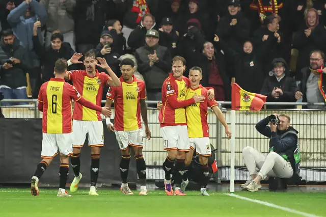 Go Ahead Eagles celebrate