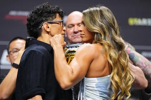 Virna Jandiroba and Mackenzie Dern face off