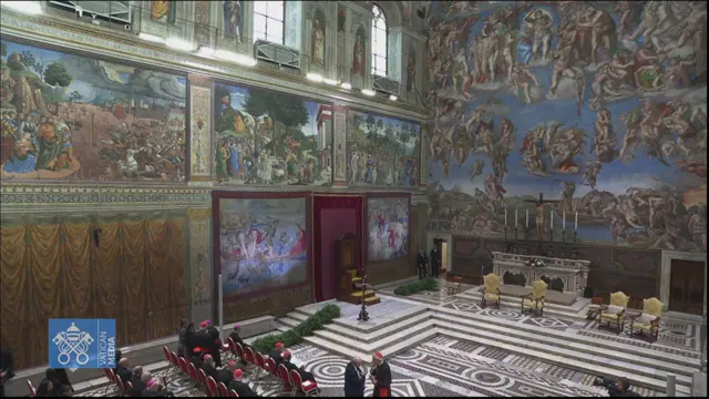 Inside the Sistine Chapel