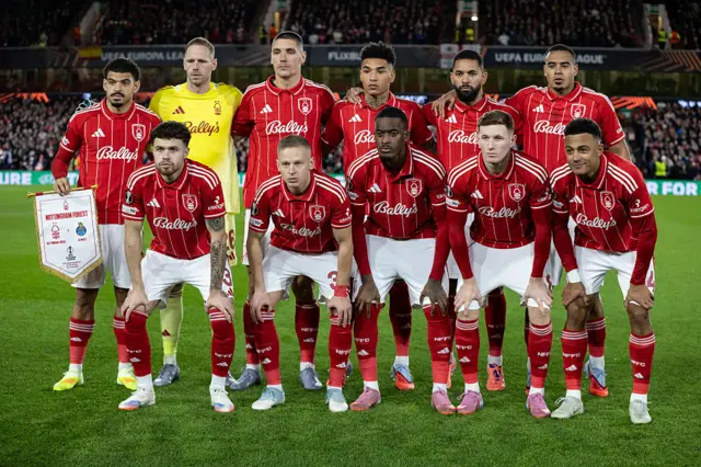 Nottingham Forest XI against Porto
