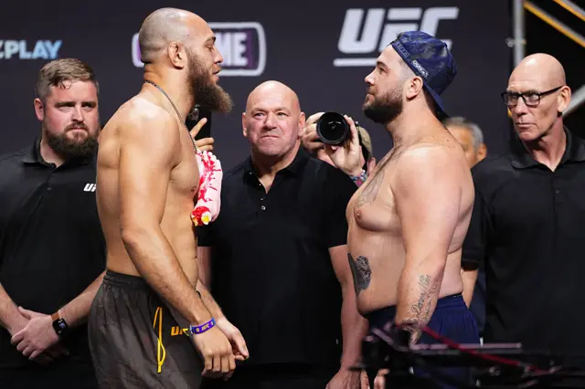 Valter Walker faces off with Louie Sutherland