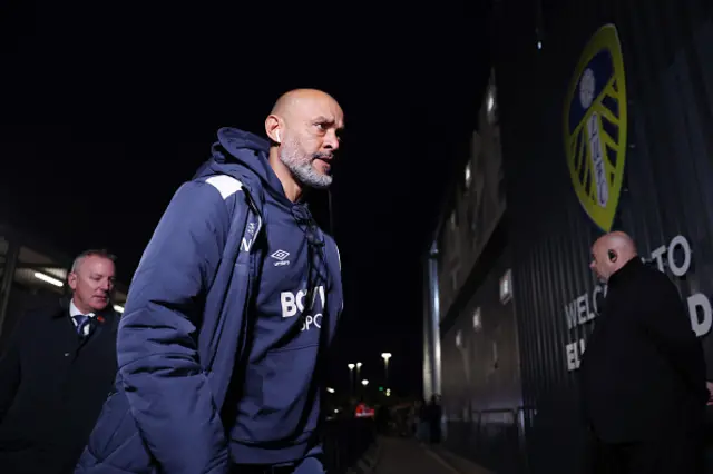 Nuno Espirito Santo looks on