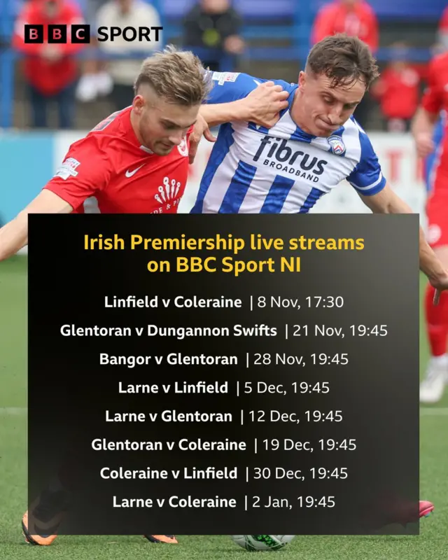Irish Premiership live streams