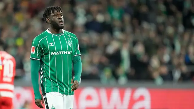 Victor Boniface of SV Werder Bremen