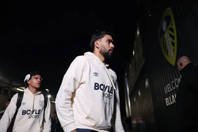 Lucas Pacqueta looks on