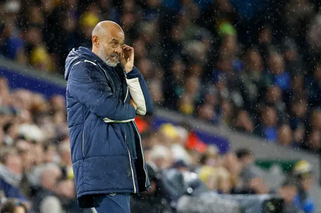Nuno Espírito Santo, Manager of West Ham United on the touchline