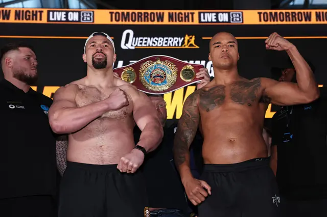 Joseph Parker and Fabio Wardley
