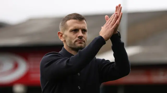 Luton manager Jack Wilshere
