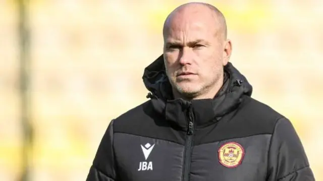 Motherwell manager Jens Berthel Askou