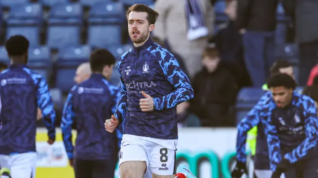 Falkirk players celebrating