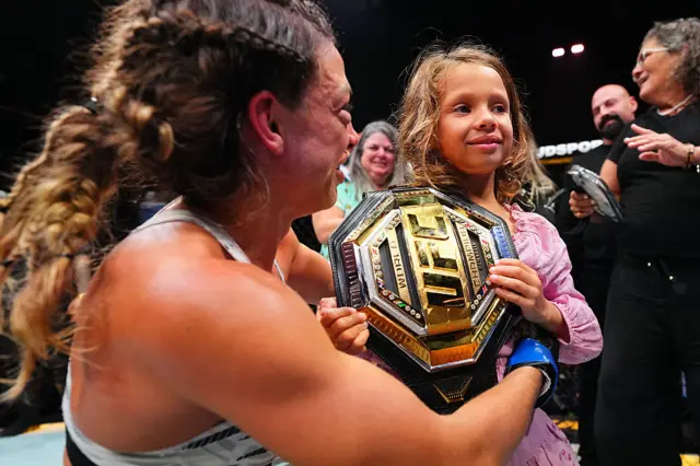 Mackenzie Dern is joined in the octagon