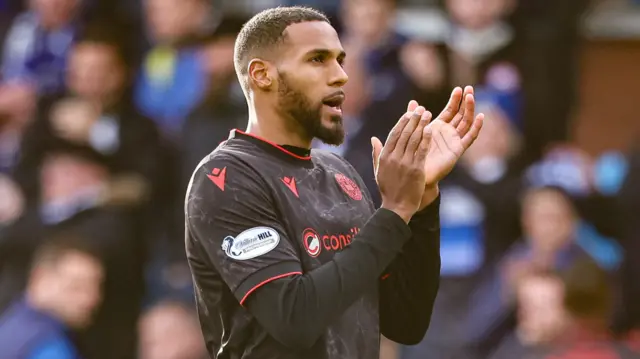 St Mirren forward Jonah Ayunga