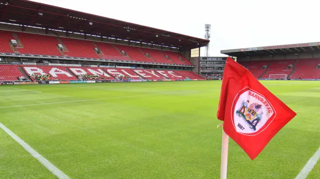 A general view of the inside of Barnsley's Oakwell stadium