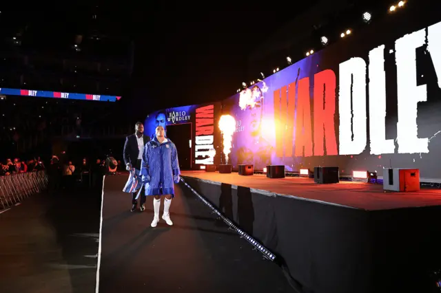 Fabio Wardley ringwalk