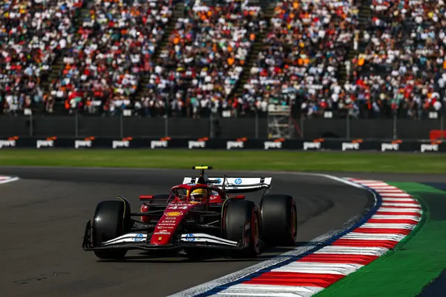 Lewis Hamilton at the Mexico City Grand Prix
