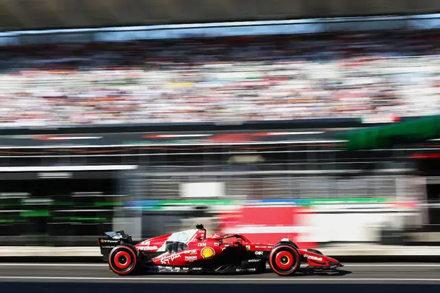 Charles Leclerc at the Mexico City Grand Prix