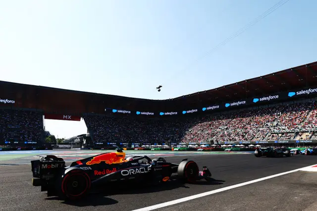Max Verstappen at the Mexico City Grand Prix