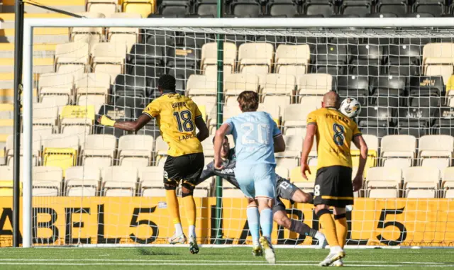 Jeremy Bokila slots home his penalty