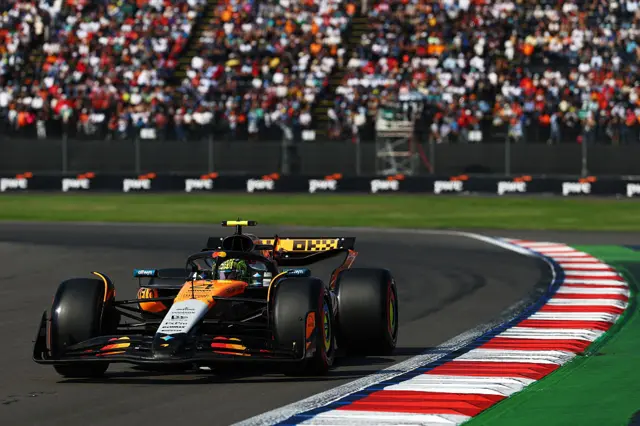 Lando Norris at the Mexico City Grand Prix