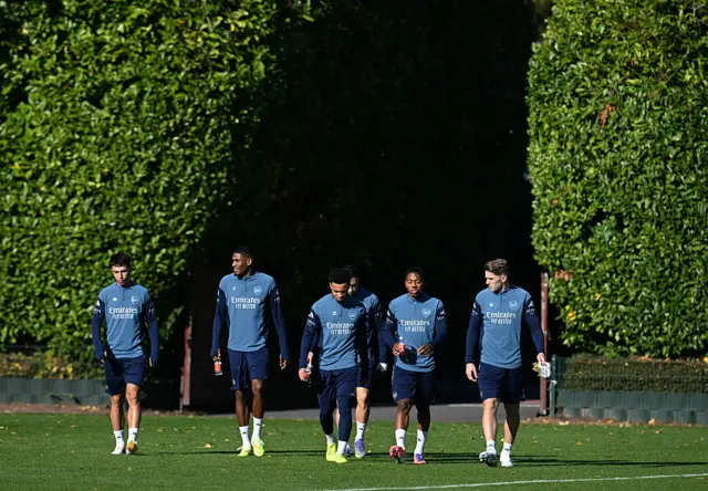 Arsenal training
