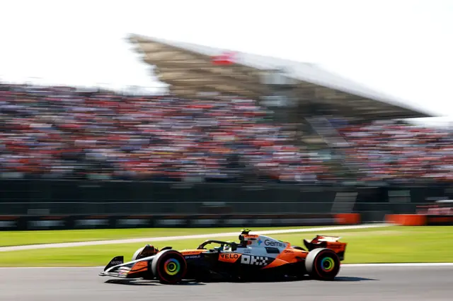 Lando Norris at the Mexico City Grand Prix