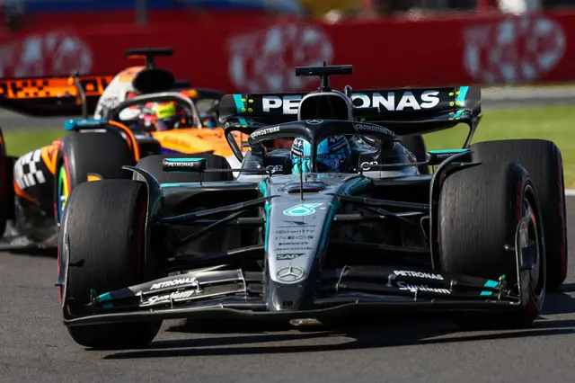 George Russell at the Mexico City Grand Prix