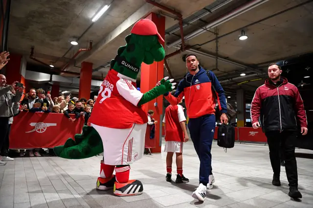 Gabriel at the Emirates Stadium
