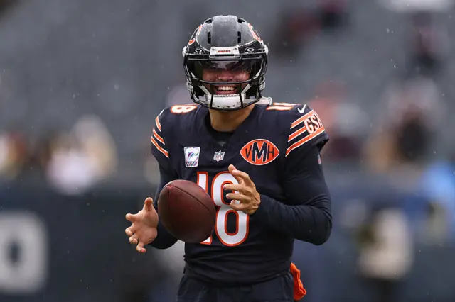 Chicago Bears quarterback Caleb Williams