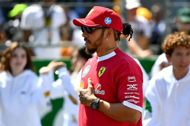 Lewis Hamilton at the Mexico City Grand Prix