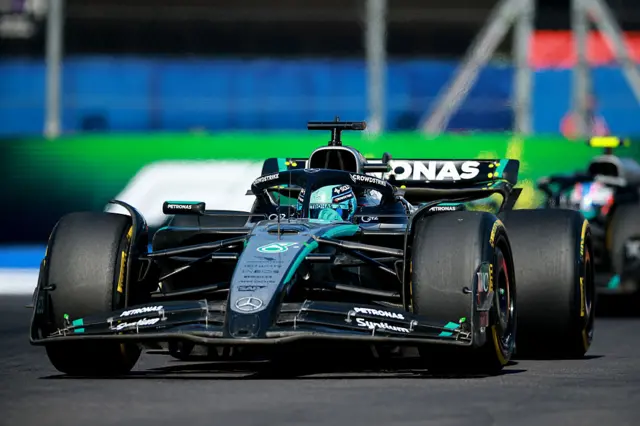 George Russell at the Mexico City Grand Prix