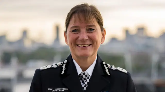 Dame Lynne Owens is a former Deputy Commissioner of the Metropolitan Police, pictured in police uniform