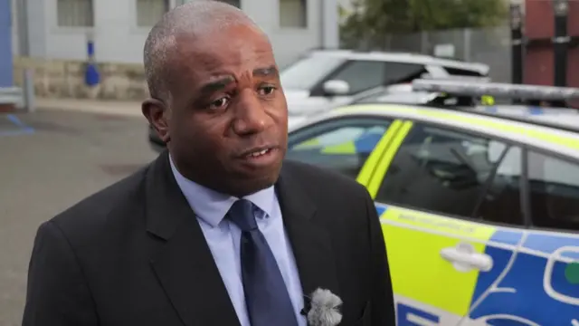 David Lammy making a statement about Hadush Kebatu's arrest on Sunday 26 October