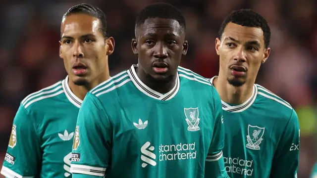 Virgil van Dijk, Ibrahim Konate, Hugo Ekitike