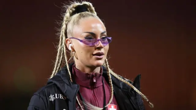 Alisha Lehmann starts for Switzerland