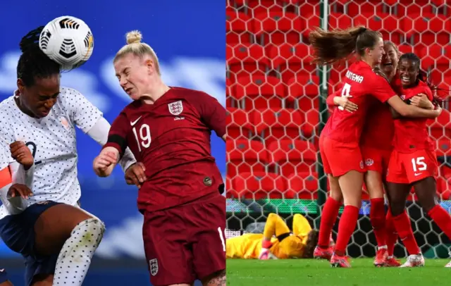 England lose to France and Canada